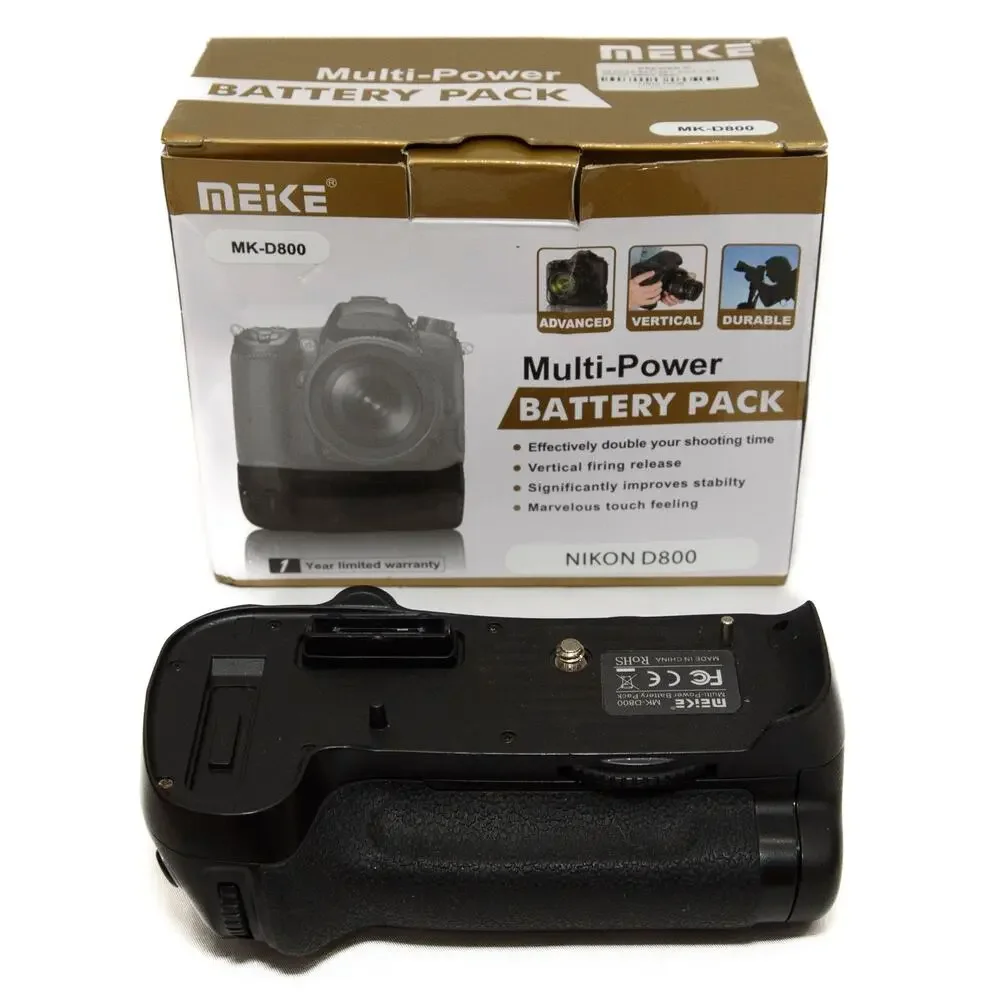 Meike MK-D800 Multi-Power Battery Grip For Nikon D800 D800E D810 DSLR Camera